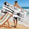 Android 18 Print Beach Towel, Large Soft Quick Dry Towel for Beach Camping Swimming