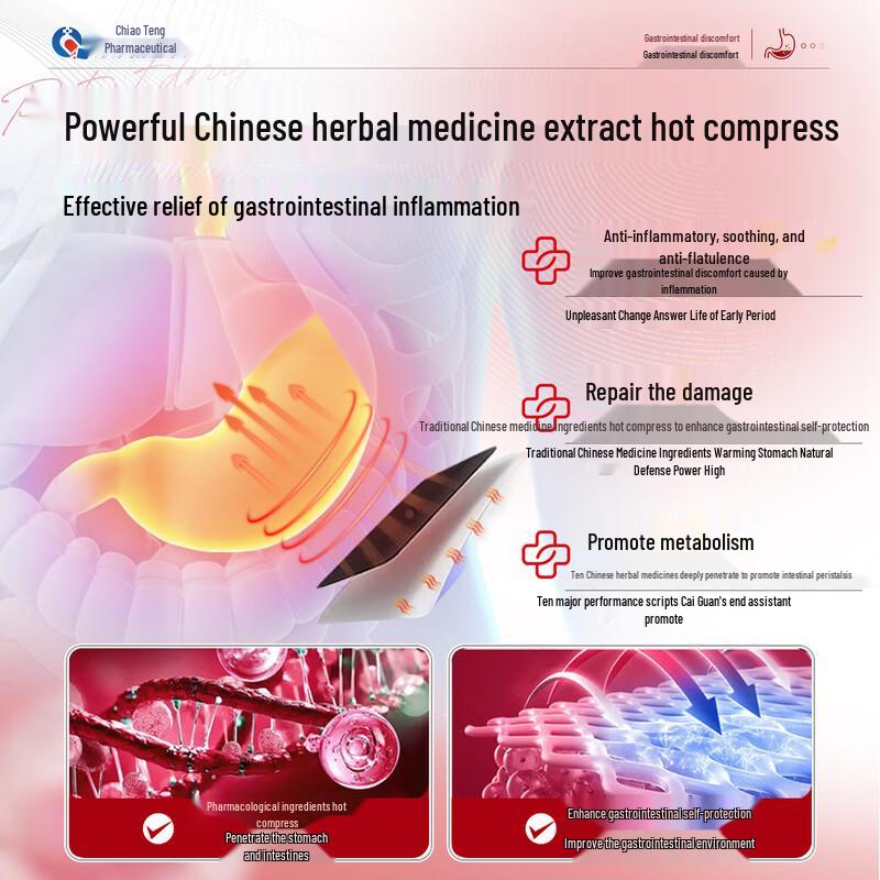 Plasture Qiaoteng Fuling Dangshen pentru Stomac și Digestie
