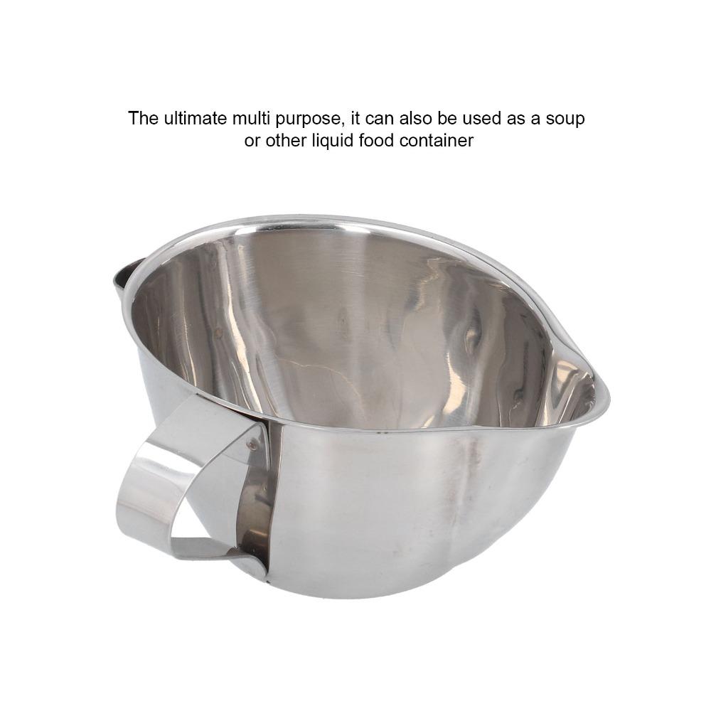 Rustless Steel Filter Bowl Precision Fat Separator Safe Separation Cup Soup Making