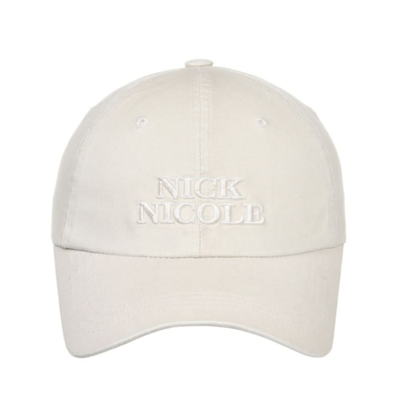 

NICK&NICOLE mini ORIGINALS NICOLE BALL CAP_VINTAGE BEIGE FREE