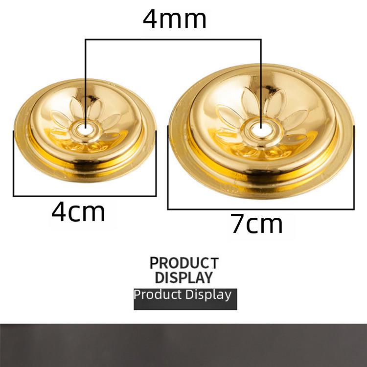 Long-Lasting Aluminum Ghee Lamp Oil Float with Fiber Wick