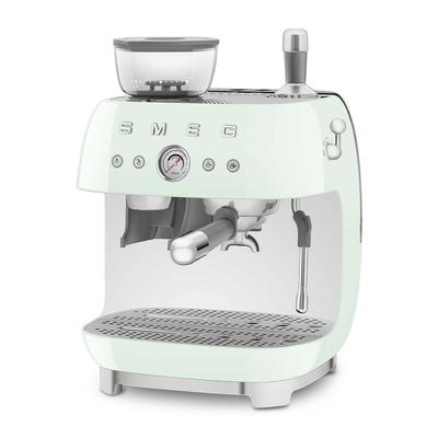 Manual Espresso Coffee Machine Smeg Aqua Green EGF03PGEU