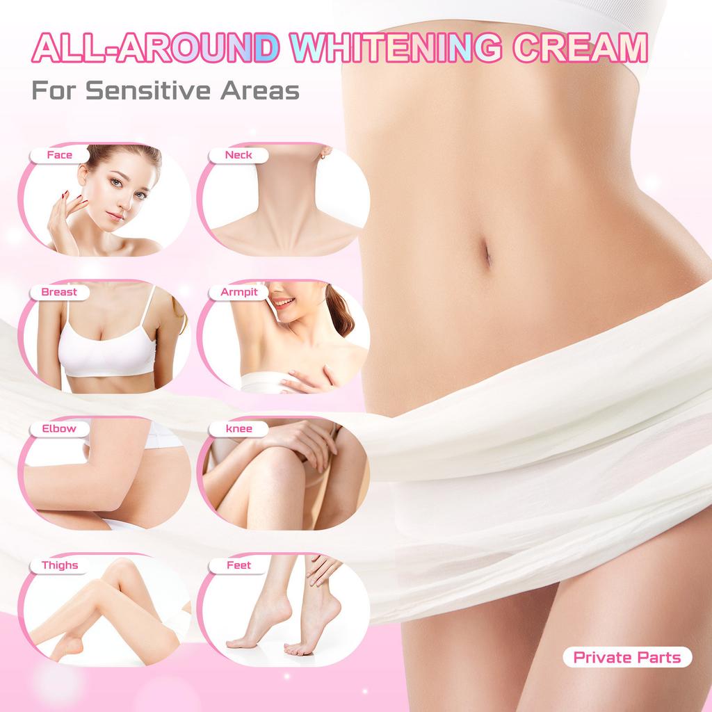 Private Parts Whitening Cream Armpits And Knees Private Parts Long-lasting Moisturizing Black Whitening Cream 60g