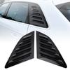 2Pcs Rear Side Window Louver Cover Left Right Rear Window   Vent Scoop Shutter Cover Blind Replacement for 8V Hatchback 2014-2020