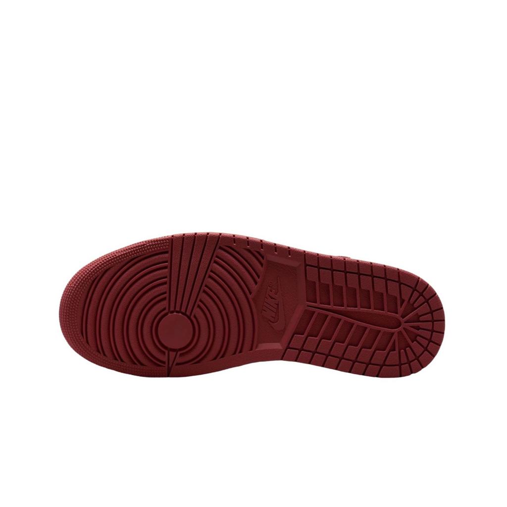 Jordan Air Jordan 1 Pelle Mid top Vintage Scarpe da Basket Uomo Giallo Rosso DQ8426-105(Team1449-)