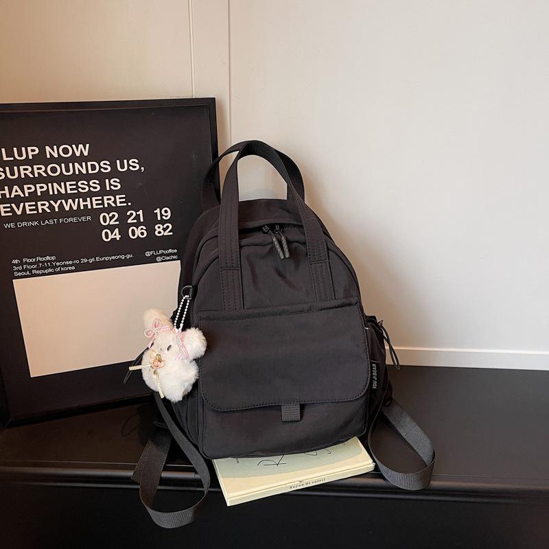 Schoolbag casual simple girls go shopping small backpack small backpack 1011 new trendy versatile small bag women