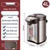 Vios Electric Kettle: 304 Stainless Steel, 4L/5L/6L, Auto-Insulating