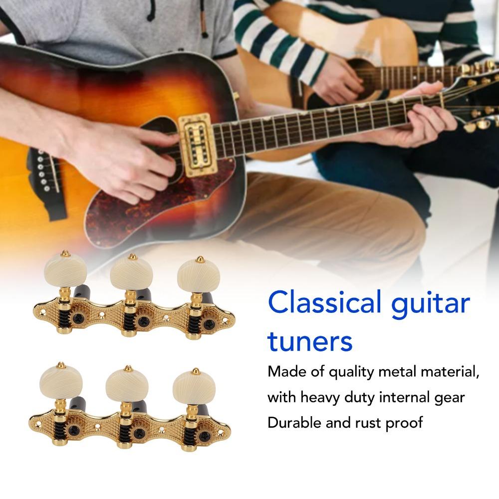 Heavy Duty Internal Gear Classical Guitar Tuners String Tuning Pegs Classical Guitars