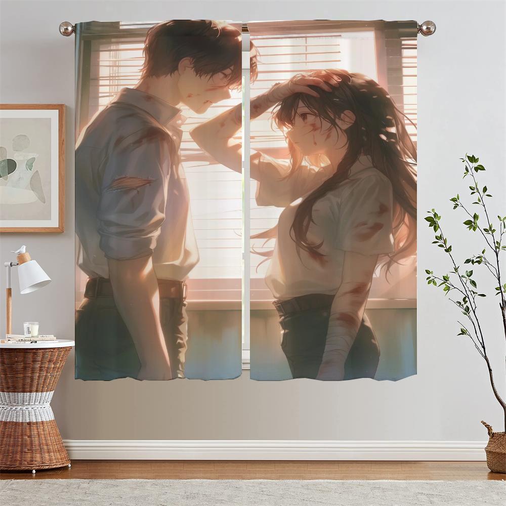 Gutter og Jenter Luksus Stuegardiner for Kamera Billige Ting Med Gratis Frakt for Hjem Krøller Rullegardin Mørkleggingsgardin den