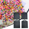 Bead Holder with Sliding Dividers 4Pcs Counting Tray for Jewelry Making Plastic Sorting Board Creative Organizer On The Go 3/4/6/8mm Beads Divider