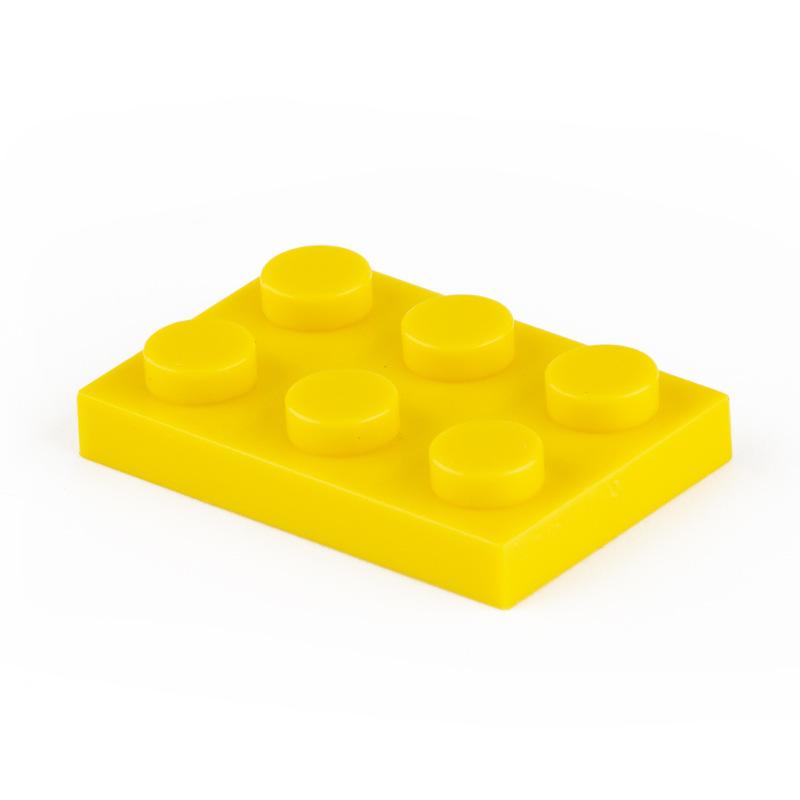 

Non-Toxic 100 Pcs/Lot Building Figures Blocks Part Plate Bricks 2×3 Dots Compatible 3021 Children Kids Educational Creative Assembly Toys