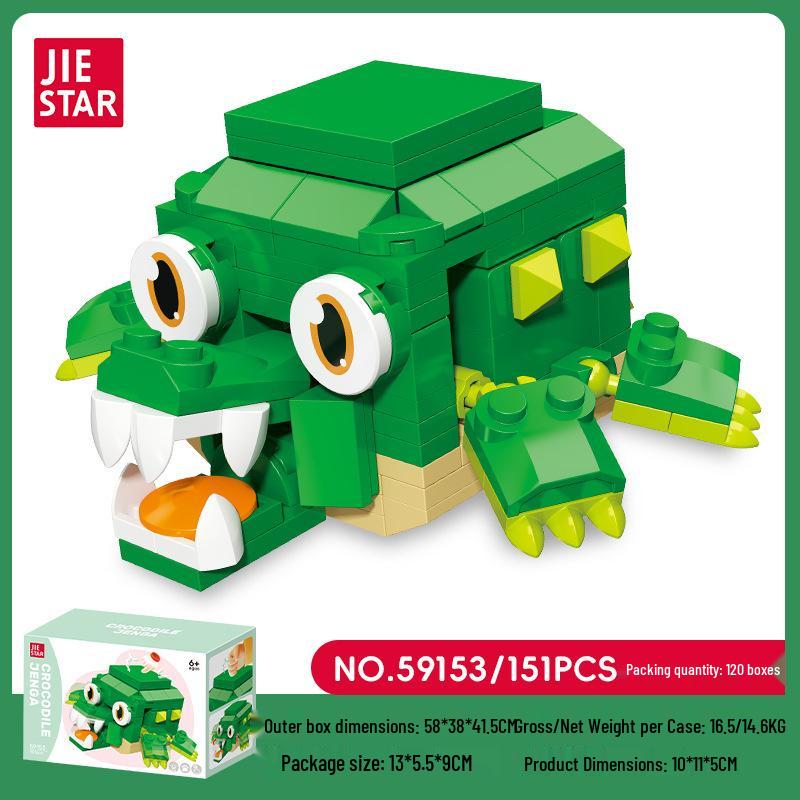 Jie Xing Educational Insect & Marine Animal Stacking Blocks Toy
