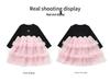 Autumn 2025 Cute Long Sleeve Gauze Dress for Little Girls - Stylish Princess Design