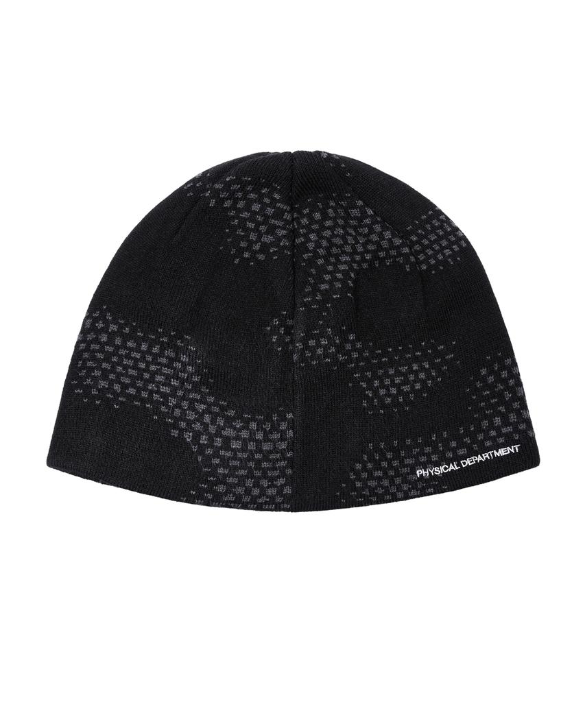 PHYPS MOTORCYCLE Camo Pattern Beanie Black