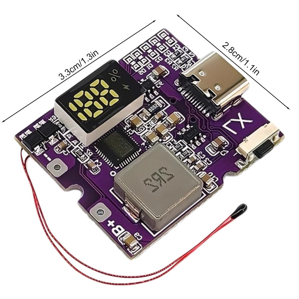 22,5 W Power Bank Bidirektionale Schnellladeplatine mit digitaler/leichter Hochleistungs-USB-Unterstützung Typ C PD/QC3.0 2.0