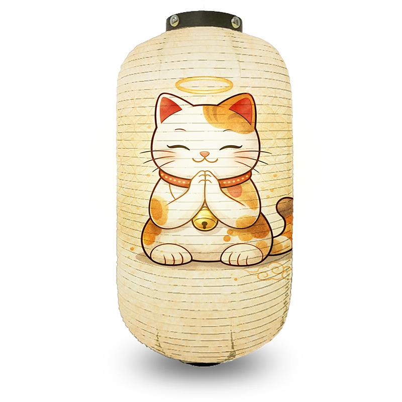 Japanese Maneki-neko Hanging Lantern for Hot Pot Restaurant Bistro Sashimi Cuisine Ramen Sake Lantern Outdoor Festival Decor