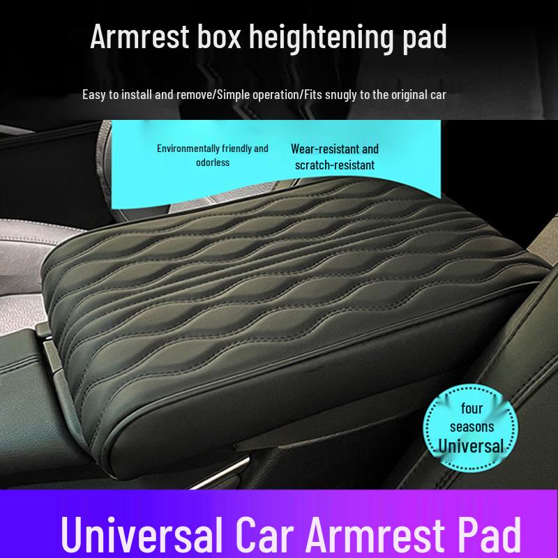 Universal Memory Foam Car Armrest Pad with Height Boost