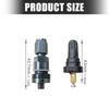 Heavy Duty Rubber Metal Tire Valves Stem For Cars Accurate TPMS Sensor All Weather Performances Easy To Install 4pcs