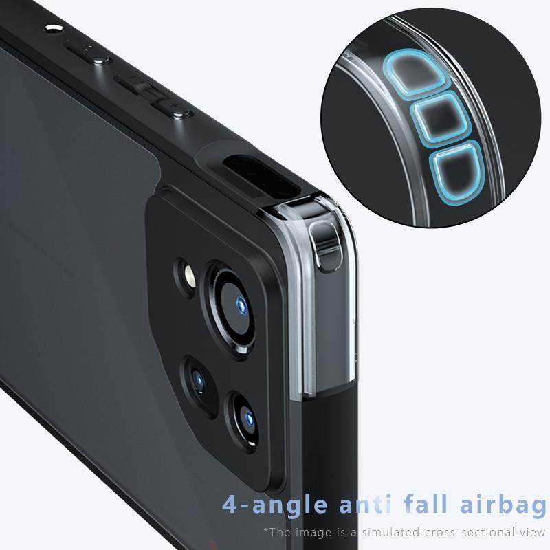 Per Asus ROG Phone 8 7 Ultimate Pro Custodia Opaca Anti-impronta Colore Trasparente Antiurto TPU Anti-caduta Non Ingiallente Protezione Posteriore