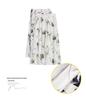 Women's High Waist Ink Print Ice Silk Wide-Leg Capri Pants - Summer 2025 Collection