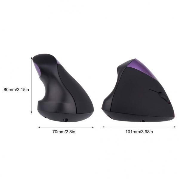Professionelle 2,4 GHz 5 Tasten Wiederaufladbare Batterie Kabellos Ergonomisch Vertikal Optische Maus