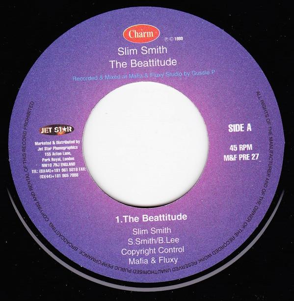 

7inch Record SLIM SMITH The Beattitude MFPRE27 Charm 1999 UK Reggae Ska Dub Used