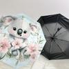 1pc Koala Flowers Automatic Open/Close Umbrella Compact Folding Umbrella with 8-Rib Shaft for Women/Men, Elegant Birthday1315S