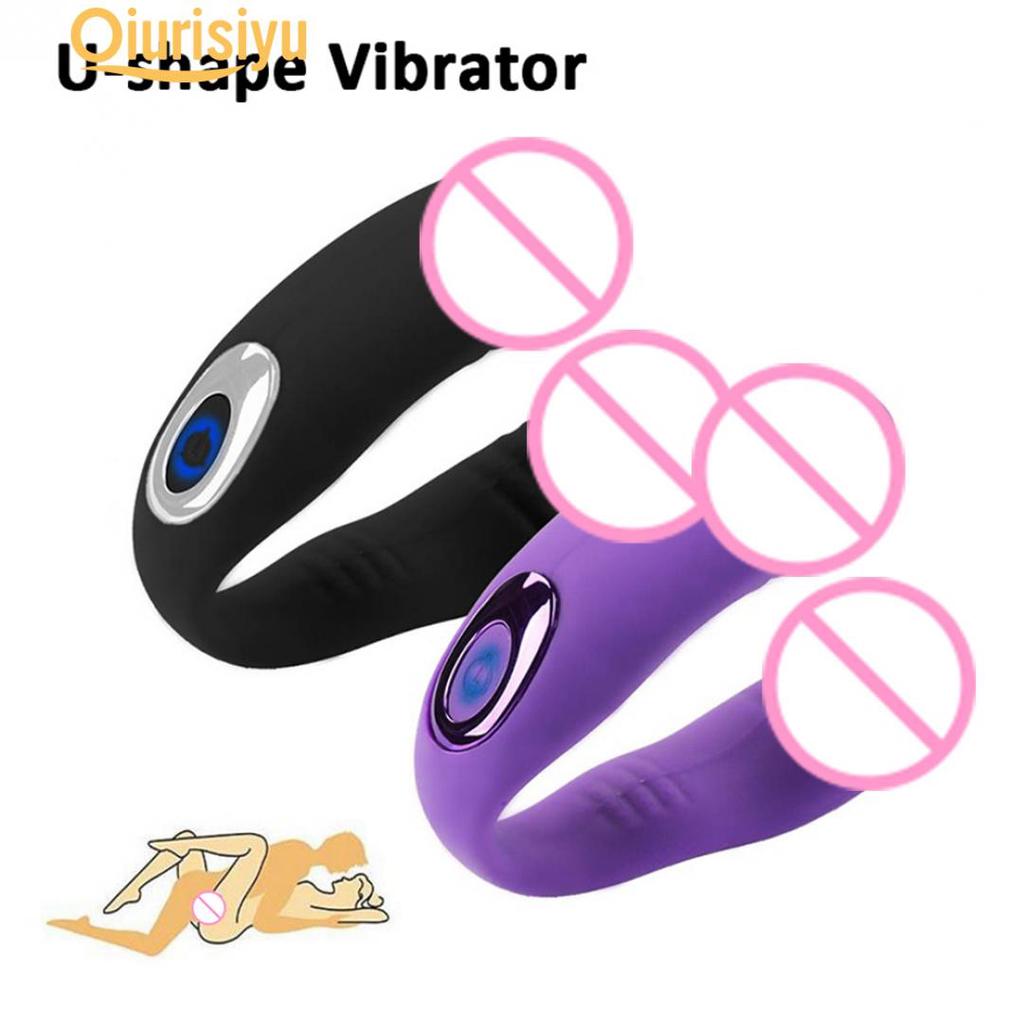 10rychlostní dobíjecí masážní přístroj na klitoris G-Spot ve tvaru U pro ženy