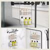 Vtuesxn Bathroom Basket, Stainless Steel Shower Rack, Hanging Bathroom Rack, Shampoo Rack, Bath Accessories, Towel Storage, Bathroom Rack with Small I