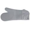 Oven Mitts Oblique Mouth Texture Silicone Nonslip Soft   Flexible To Use Cotton Lining Silicon Oven Mittens(  )