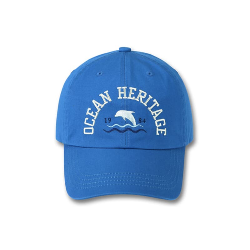 DOLPHIN WAVE APPAREL Ocean Heritage Dolphin Ball Cap_123825BL