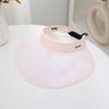 Plain Top Sun-Protection Hat For Women, Versatile Summer Casual Wide-Brim Sunshade Hat, Face-Hugging Small Outdoor Sun Hat