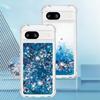 Capa de Celular com Estrela Bling Glitter Areia Movediça Para Google Pixel 7A 8 8 Pro 9 Pro XL 9A 8A Transparente Brilhante Fosca Tampa Traseira Funda
