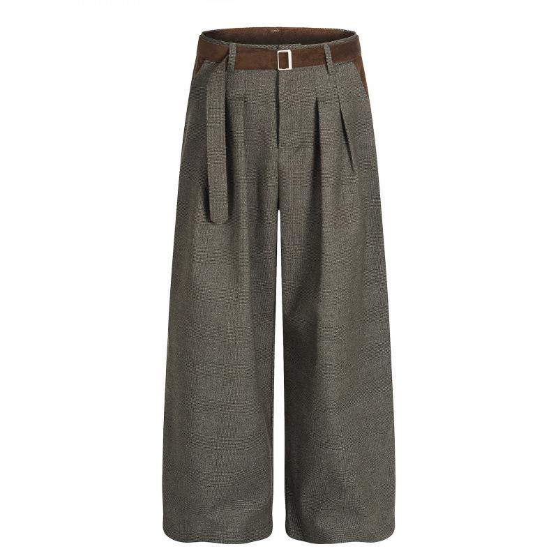 EON 26 Spring Unisex Retro Color Block Casual Pants Large