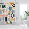 Pop Art Geometric Shower Curtain Fashion Classicl Abstract Colourful Bathroom Curtains Waterproof Fabric Decor Sets With Hooks