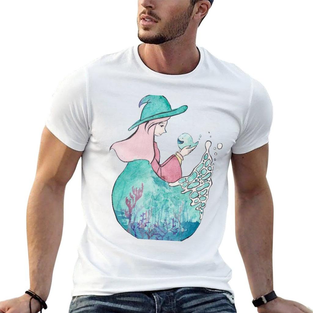 Water Witch And Ocean Familiar 2 Tshirt Cotton T Shirts High Quality Graphic T Shirts For Unisex Unisex T Shirt Heavy Cotton Tshirt