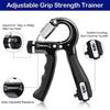 1/5-60Kg Adjustable Hand Grip Strengthener Trainer For Wrist Forearm Muscle Building Exercise