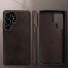 Vintage Genuine Leather Case for Samsung Galaxy S26 Ultra S25 S24 S23 S22 S21 S20 S25FE Magnetic PULL-UP Cowhide Phone Cover
