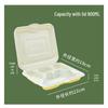 JingJingRS Disposable 4-Compartment Meal Box