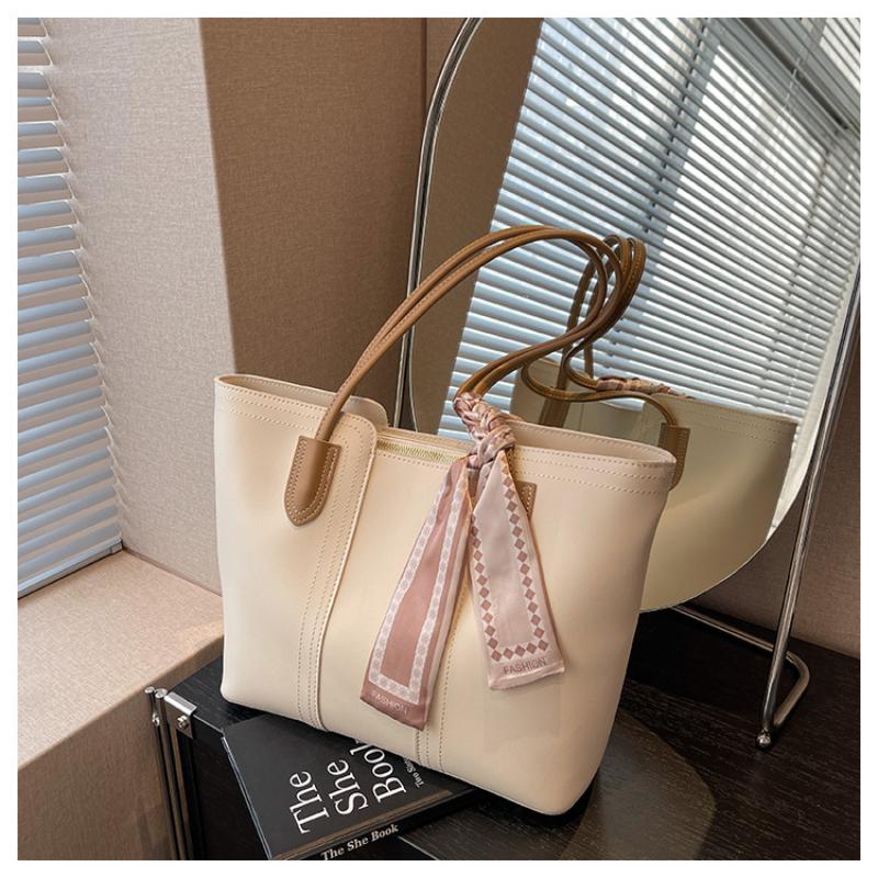 2025 New Spring Summer Advanced Ladies Single Shoulder Bag Fashion Scarves Decorative Handbags Large Capacity Commuter Tote Bag Sling Bag for Women
