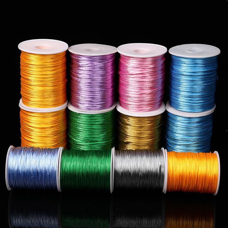 Bunte chinesische Knoten-Kordel für DIY Armband- & Halsketten-Schmuckherstellung