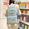 Chick Large Capacity Backpack Student Class Schoolbag Commuter Travel Backpack