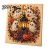 3D Faux Pearl Pumpkin Witch 2Pcs Halloween for Adults Art Craft Art Ghost Crow Painting