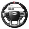 DIY Car Steering Wheel Cover For Ford F-150 2015 2016 2017 King Ranch Lariat