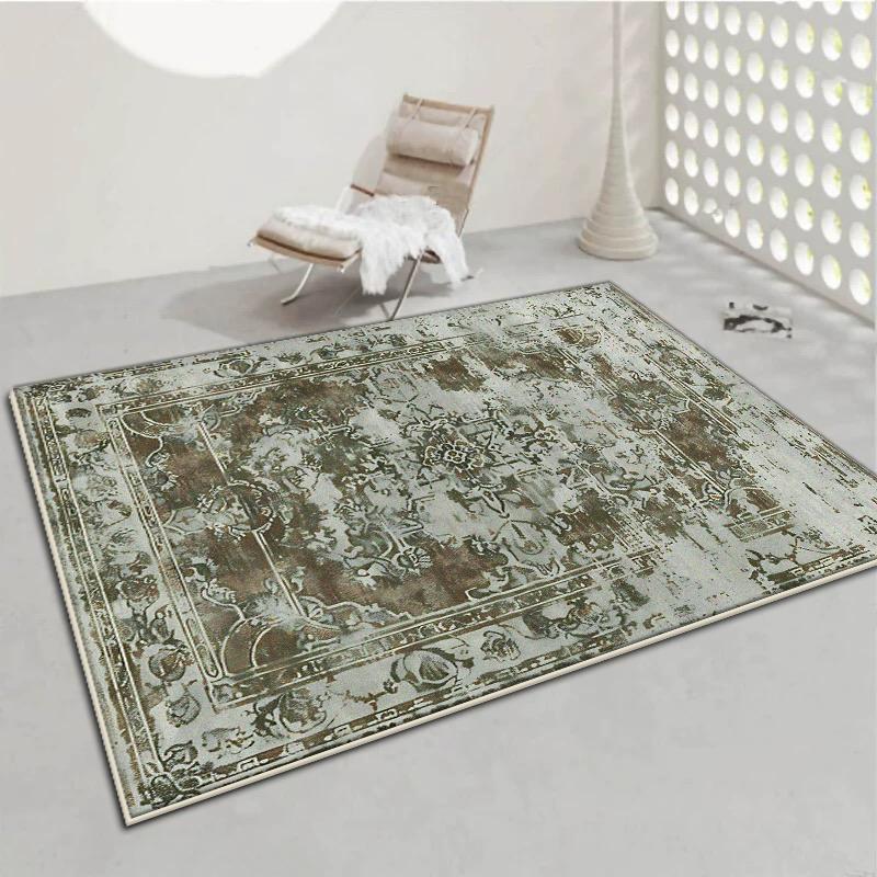 Amerikanischer Stil Persien Großer Teppich Wohnzimmer Dekoration Zuhause Sofa Bereich Teppiche Schlafzimmer Garderobe Fußmatte Waschbar Rutschfest