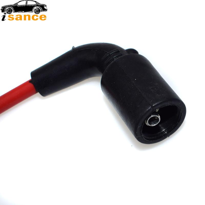 New Ignition Spark Plug Wire Cable Kit 8MM for Chevrolet Aveo 2004-2008 Aveo5 Pontiac Daewoo L4 1.6L 56010 96497773