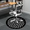 1pc Starry Sky Carpet, Round Non Slip Durable Large Size Office Carpet, Suitable for Office