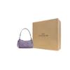 Coach Teri 24 Top-Reißverschluss Glattes Leder Handtasche Damen Handtaschen Silber Hell-Lila CR099-SVIZ
