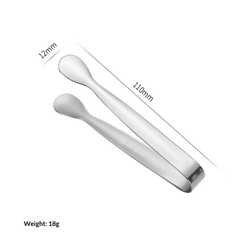 Sugar Cube Tongs Multi-Color Ice Clamp Stainless Steel Electroplated Ice Tongs Ice Clip For Bar Kitchen Sugar Cube Meal Clip