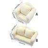 OB11 tiny house tiny Couch Soft Single Armchair With Decorative Pillow Compact Furniture Model